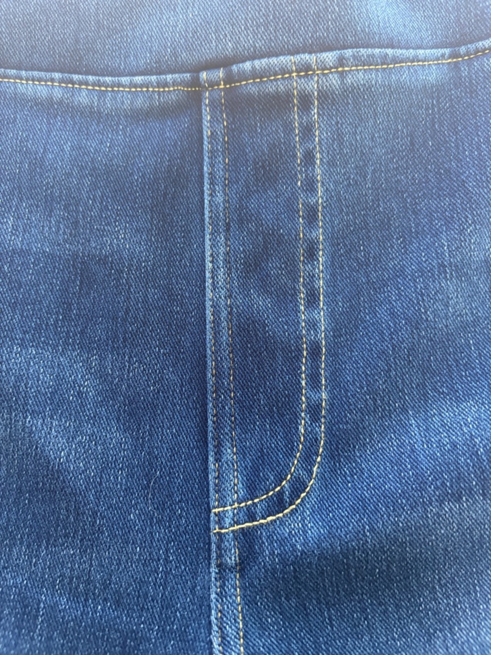 HALARA Dark Blue Wide Leg Flare Jeans - Picture 8 of 13
